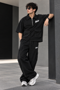 Premium Black Utility  Tracksuit Set